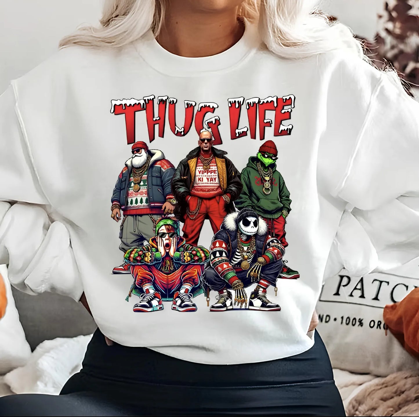 Suéter Navideño "Thug Life" - Unisex