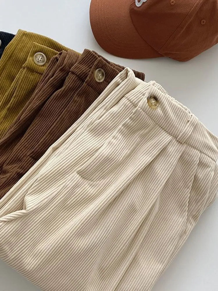 Pantalones de pana retro