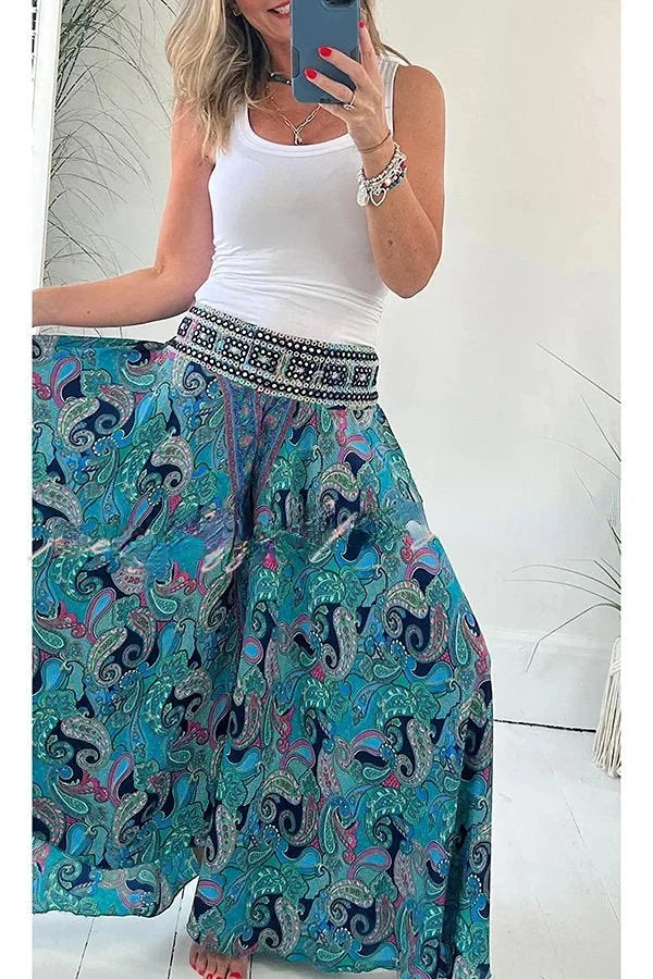 Carlota - Pantalones Anchos Boho