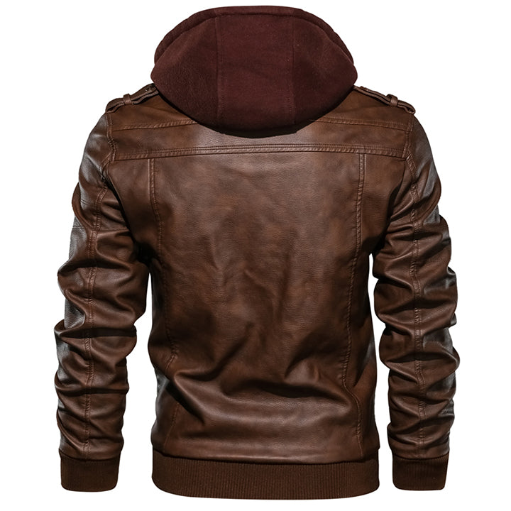 Chaqueta de cuero premium para hombre